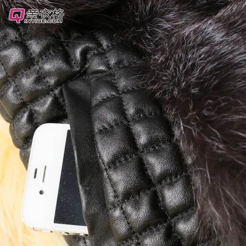 2017 короткий дизайнерский женский жилет из лисьего меха кожаный верхняя одежда