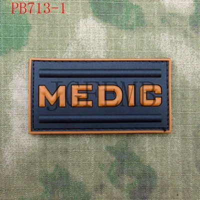 Meic военный тактический боевой 3D ПВХ патч значки - Цвет: PB713 Tan