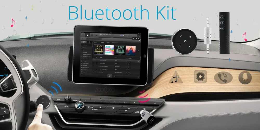 Беспроводной Bluetooth медиа кнопка дистанционного управления селфи Start Siri Автомобиль Мотоцикл руль музыка для iPhone Android iOS