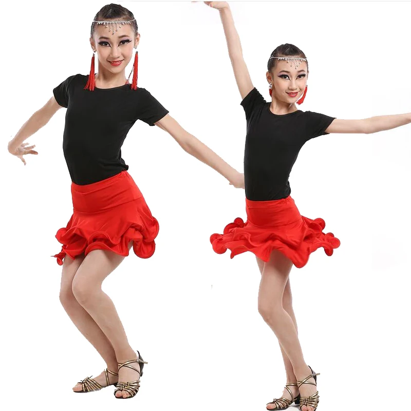 Детское платье для латиноамериканских танцев детские костюмы самбы девочек