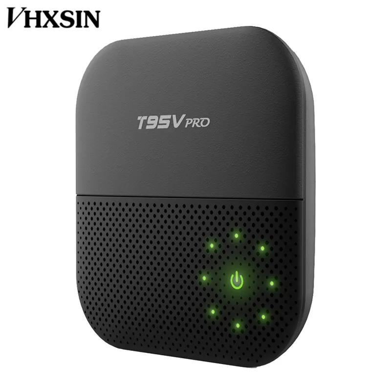VHXSIN 20 шт./лот T95V Pro восьмиядерная ТВ приставка Android 7 1 двухдиапазонный телефон WIFI
