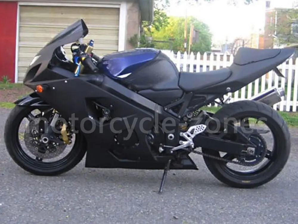 Матовый полностью черный ABS пластик литья тела обтекатель формы для Suzuki GSXR 600 750