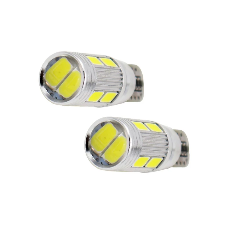 2 шт. автомобильный Стайлинг авто светодиодный T10 Canbus 194 W5W 10 SMD 5630 Светодиодный