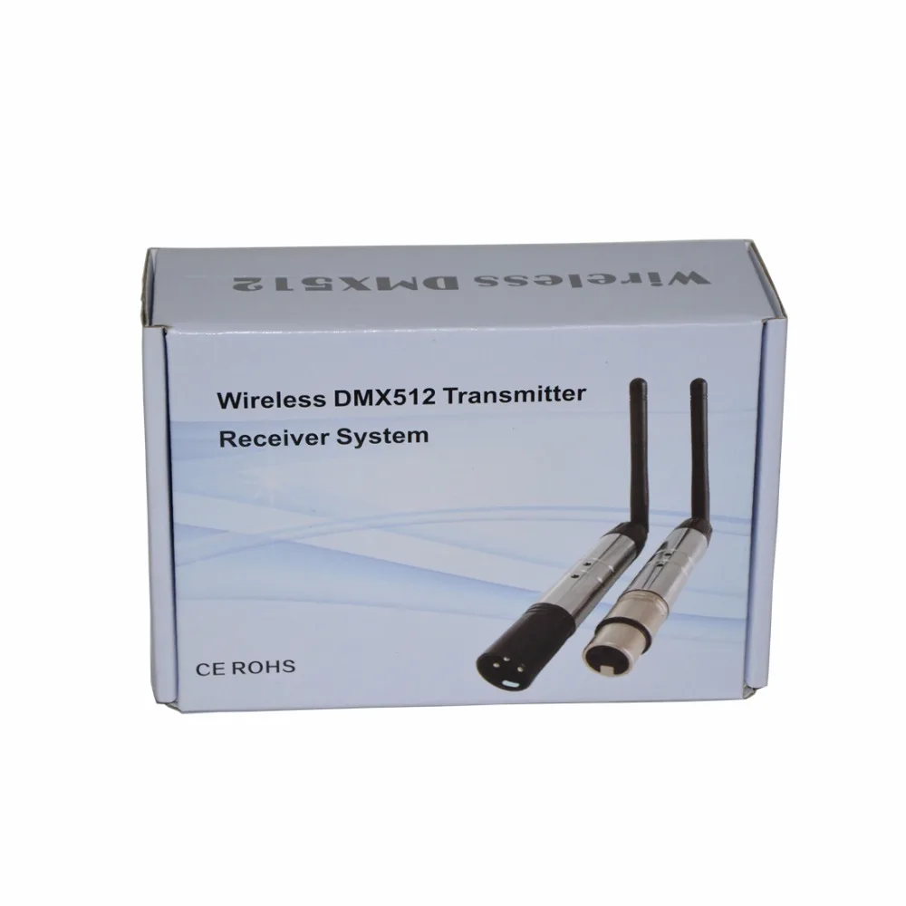 2 Pcs/lot DMX 512 Wireless 2.4G Signal Receipt Transmitter Receiver And Transfer Controller Instead for Moving Head Light | Лампы и