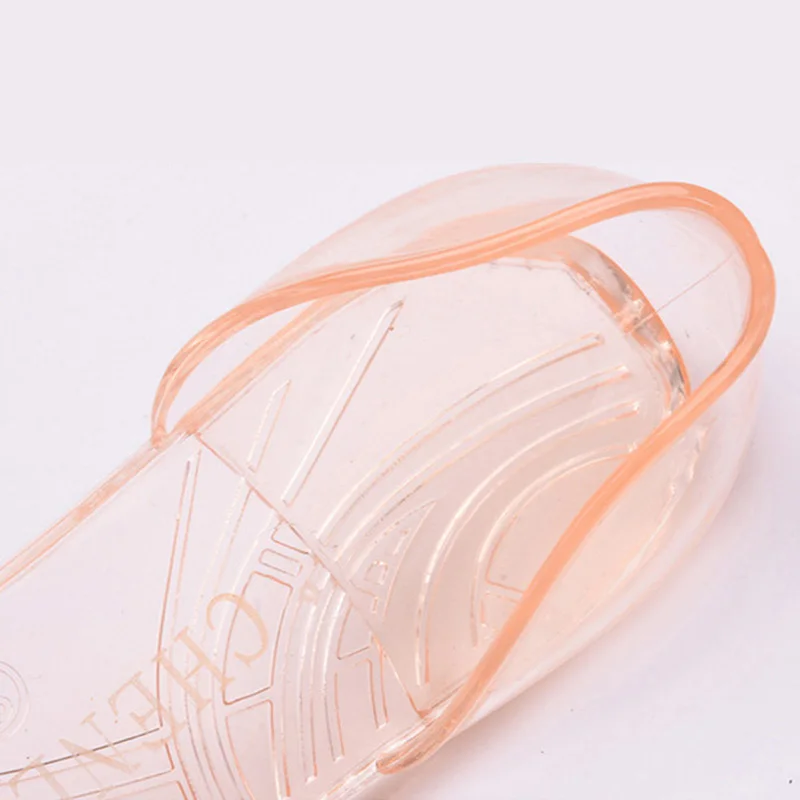 2019 г. Летние новые женские пляжные сандалии из прозрачного пластика с бантом