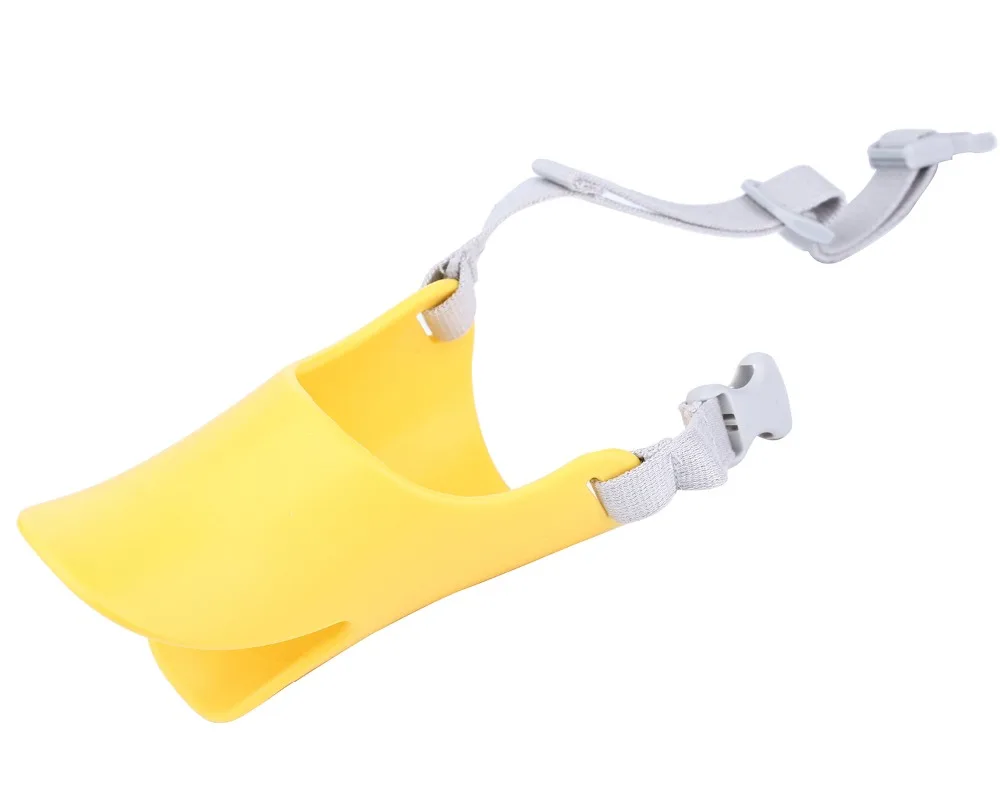 Чехол для защиты рта собаки от укуса силиконовая симпатичная маска в форме утки