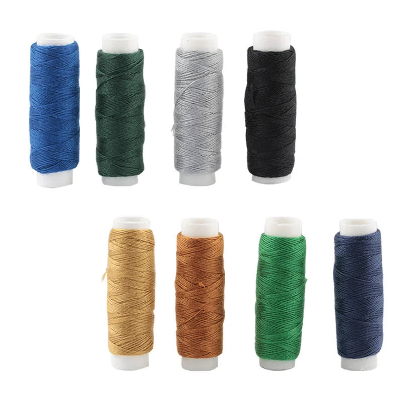 Color 2 50 м/рулон многоцветная ручная работа джинсовая толстая нить швейная игла diy швейная подходящая Полиэстер маленький рулон - Цвет: Color 2