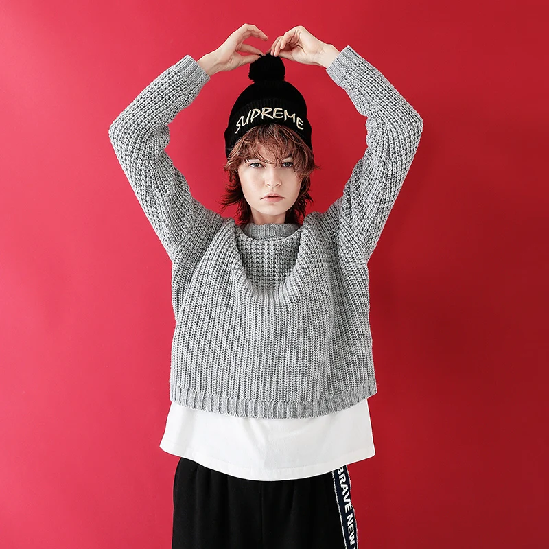 Toyouth Winter Women Sweaters and Pullovers Korean Style Long Sleeve Casual Troict Sweater Solid Knitted Jumpers Sweter Mujer | Женская
