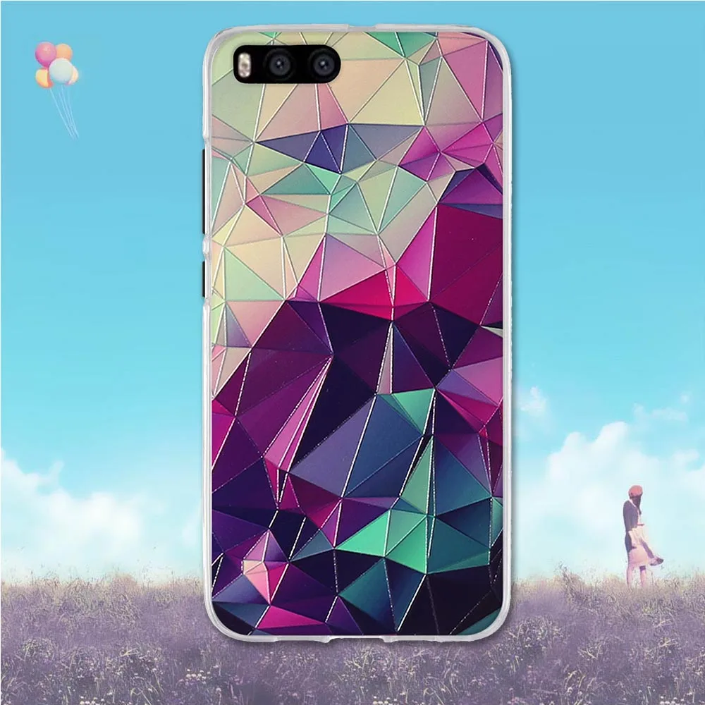 Чехол для Xiaomi 6 M6 Mi мягкие силиконовые чехлы из ТПУ Xiaomi6 3D Рельефный цветочный