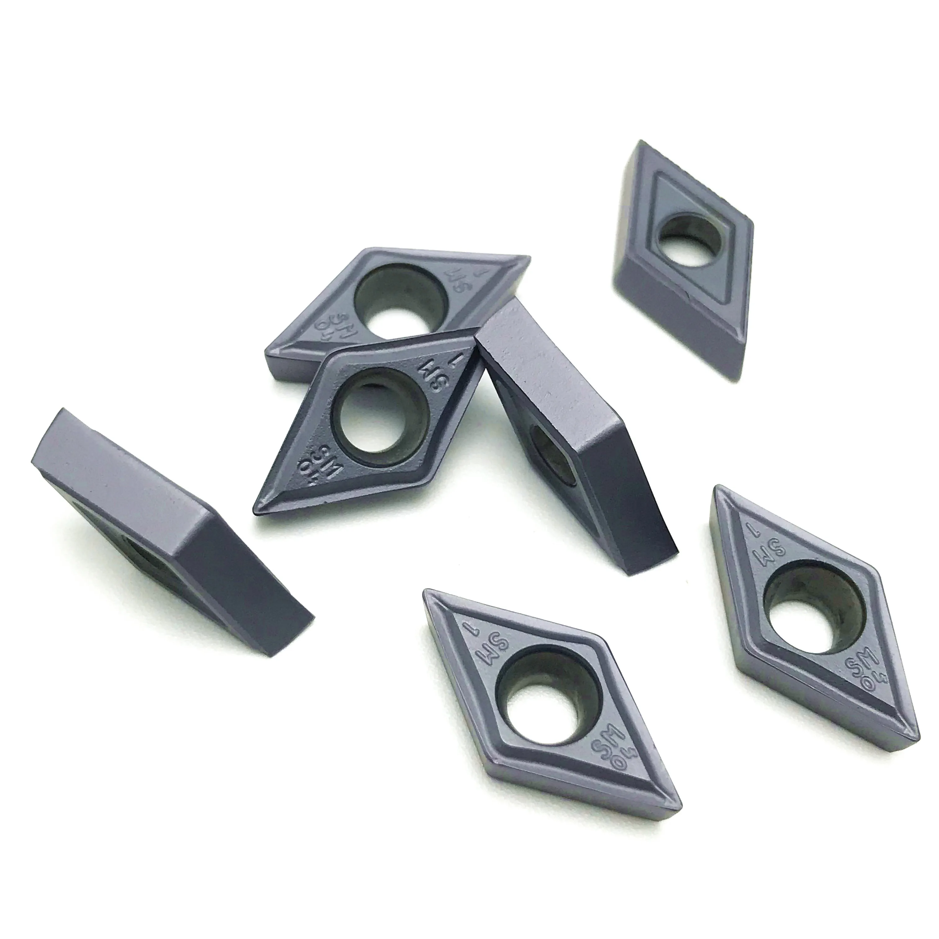 DCMT11T304 SM IC907 твердосплавные вставки внутренний токарный инструмент DCMT 11T304 токарные инструменты Фрезерный резак инструмент с ЧПУ Поворотная вставка
