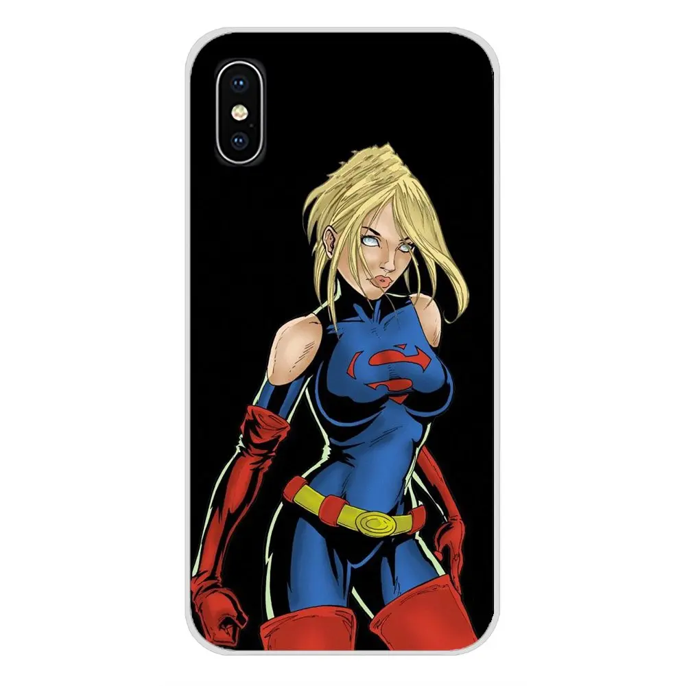 Чехлы для мобильных телефонов Samsung A10 A30 A40 A50 A60 A70 Galaxy S2 Note 2 3 Grand Core Prime fashion Supergirl comics