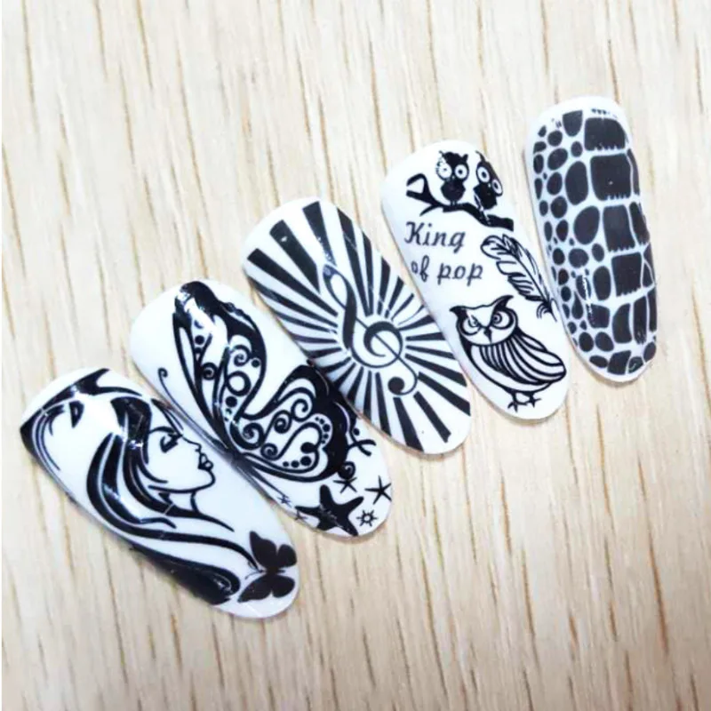 Yinikiz DIY Watermark отличительные знаки наклейка для дизайна ногтей Тату передачи