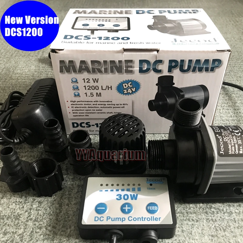 ПОГРУЖНОЙ ВОДНЫЙ НАСОС JEBAO Jecord DCS1200 DCS2000 DCS3000 С УМНЫМ КОНТРОЛЛЕРОМ ДЛЯ РЫБ И МОРСКИХ ИМПЕЛЛЕРОВ, БЕЗШУМНЫЙ 110-240В.