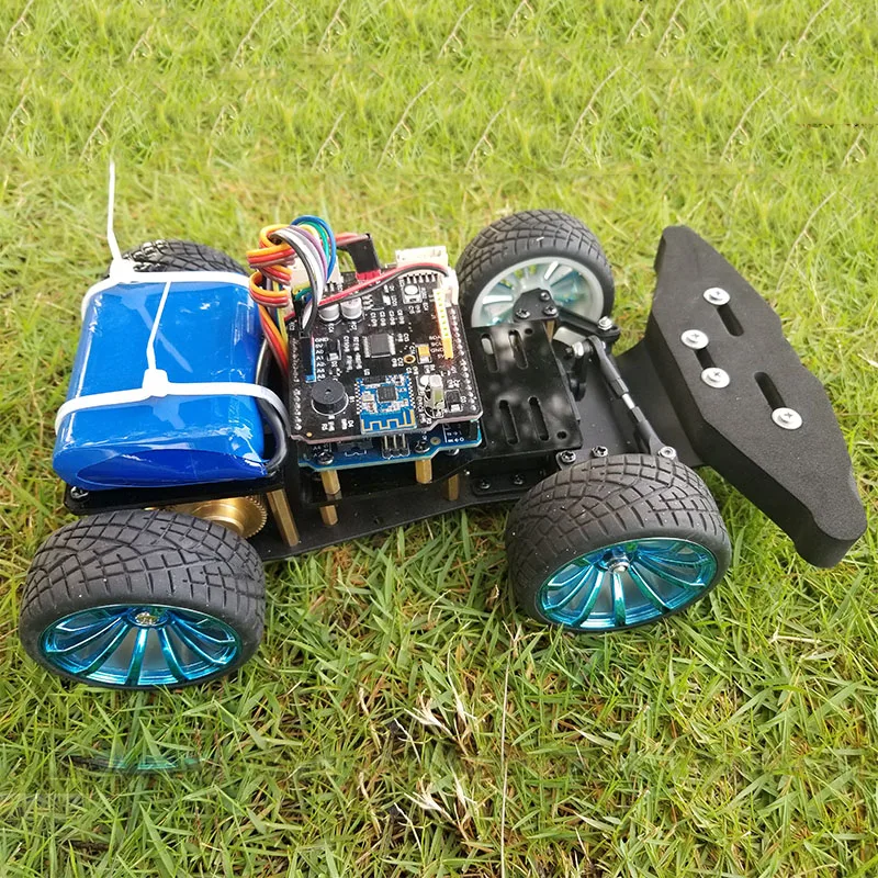 Гоночный автомобиль для Arduino UNO R3 умные автомобили Супер Starter Kit G Сенсор