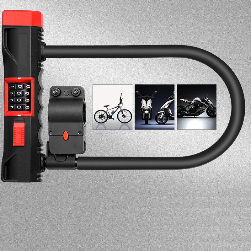 U lock велосипедный кодовый замок для велосипеда candado bicicleta moto rcycle antivol защита от