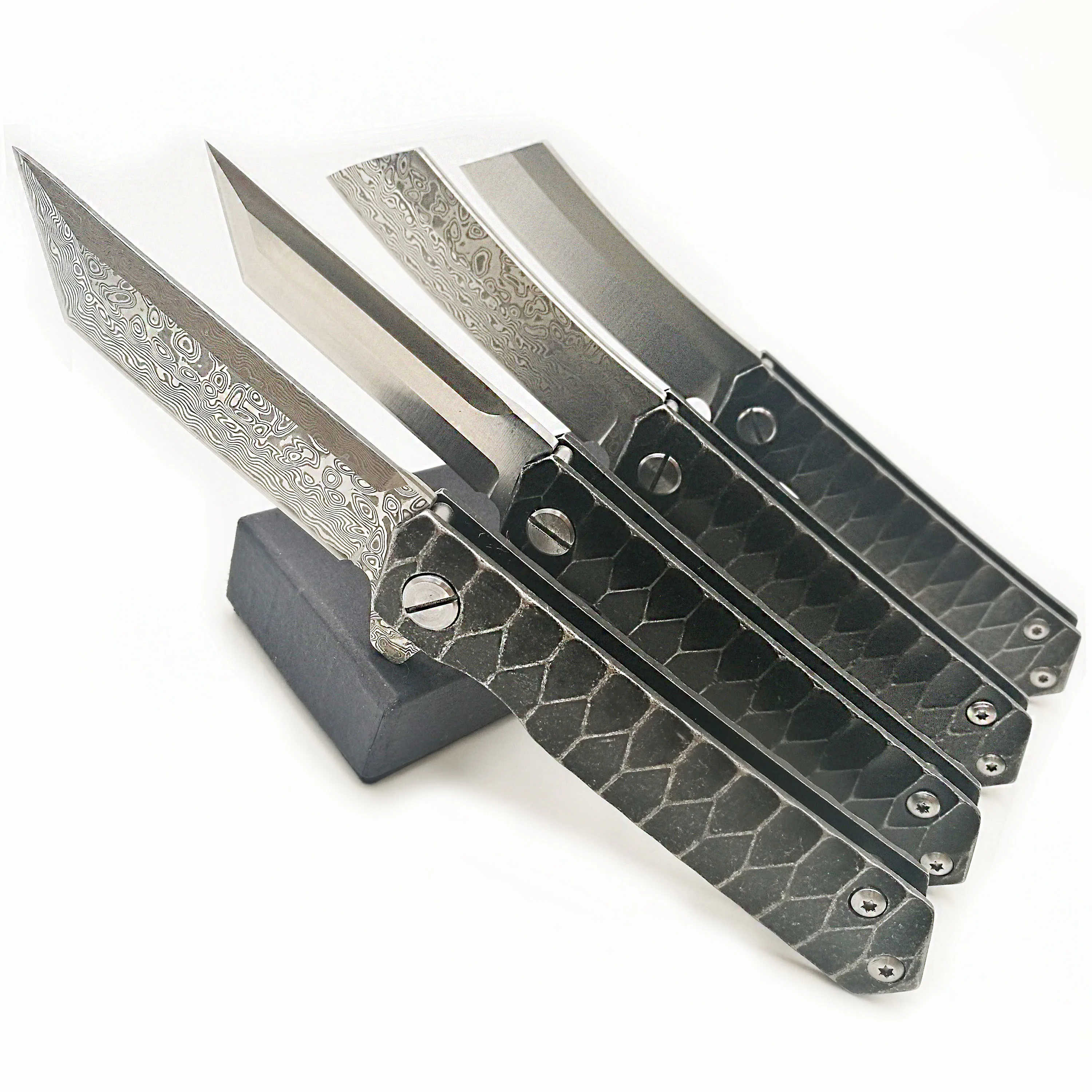 Kwaiken tento складной нож для бритвы дамасский D2 Blade армейские ножи выживания и дайвинга кемпинга охоты