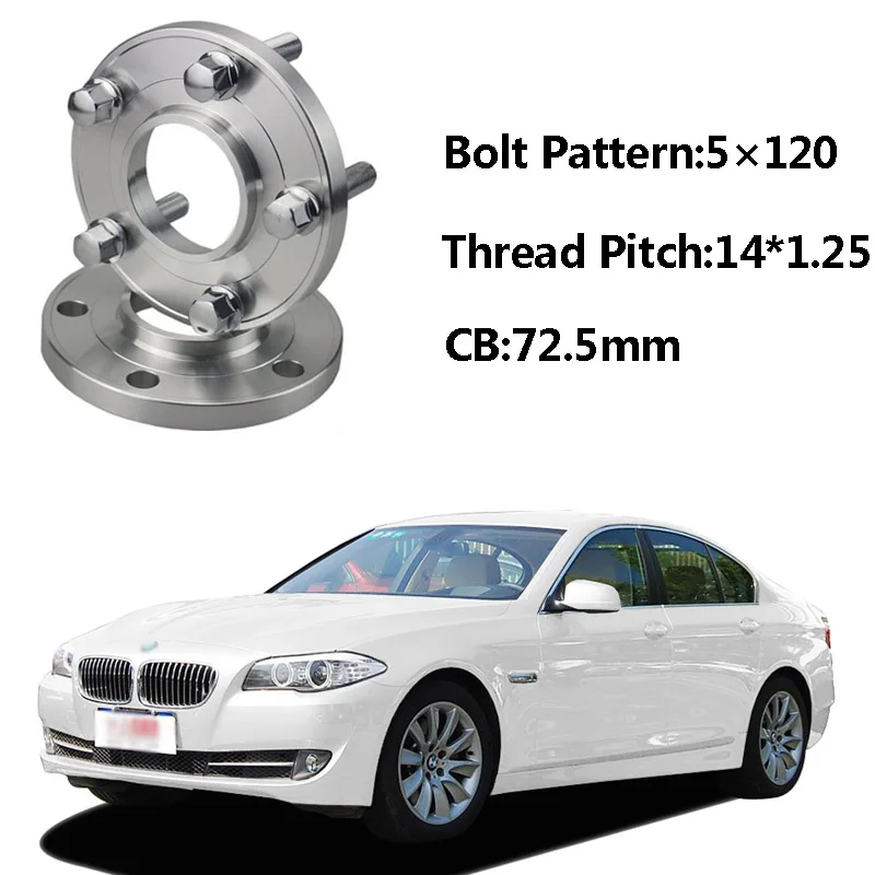 2 шт. 5x120 1 25 CB центральный колесный ступицы M14 * болты для BMW F10 F11 F12 F02 F03 F26 F01 F30 F13 F21 F33