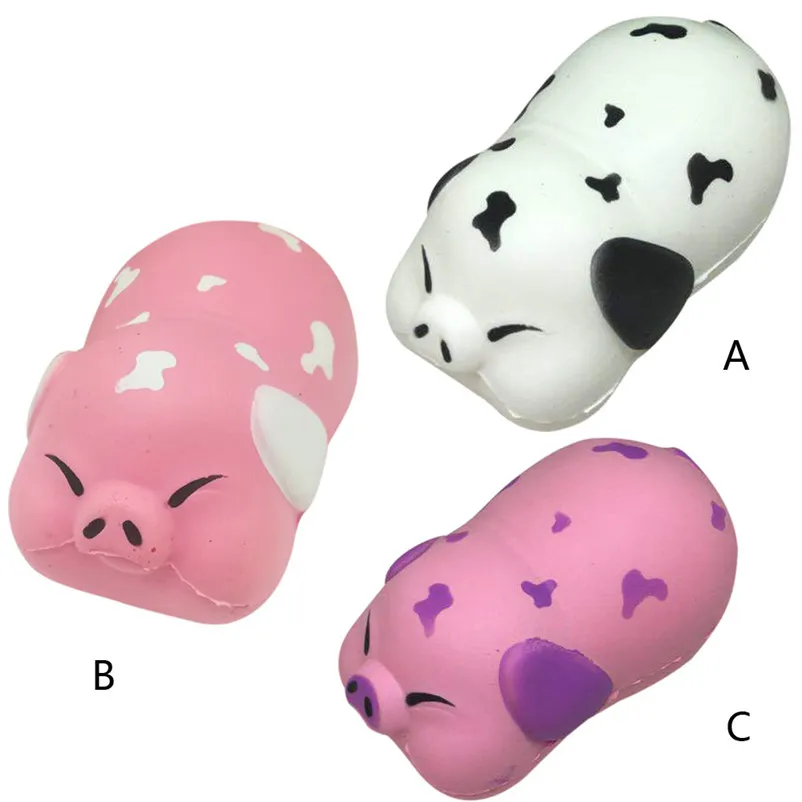 2018 новых Squishy милые свинья тост Ароматические Шарм замедлить рост Squeeze снятие