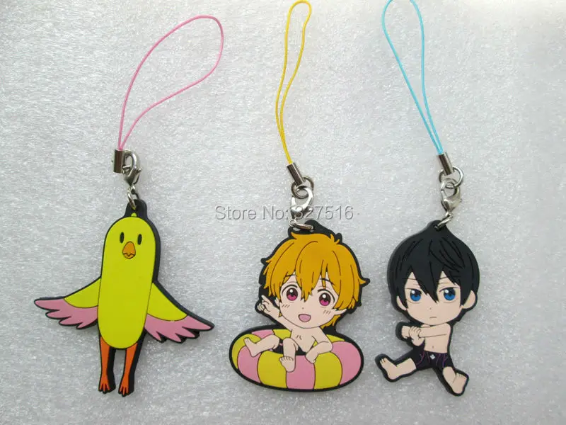 4 шт./компл. аниме бесплатно! Iwatobi плавать клуб Haruka Nanase Тачибана Макото Рин масуока