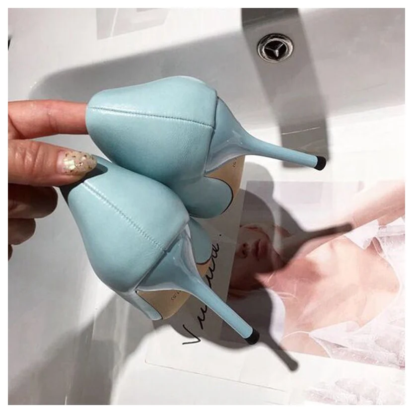 DONLEE QUEEN Female Women Pumps Sexy High Thin Heel Pointed Toe Shallow Shoes For Party Wedding Shoe Lady Pumps zapatos de mujer