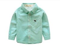 kids boys shirts children boys brand blouse long sleeve spring autumn shirt for boy girl tops clothes clothing