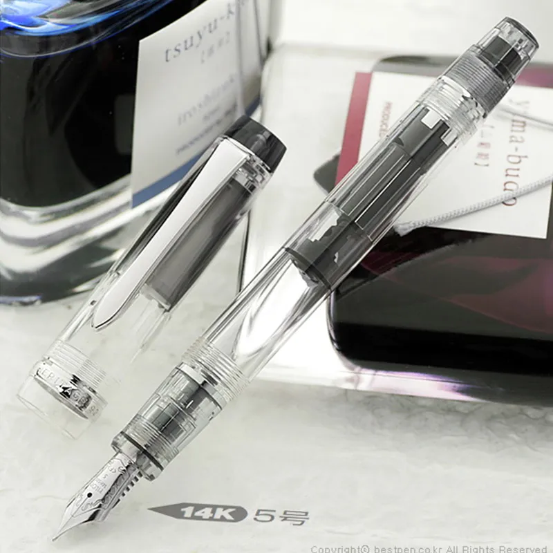 Оригинальный пилот нестандартный HERITAGE 92 прозрачный поршень перьевая ручка