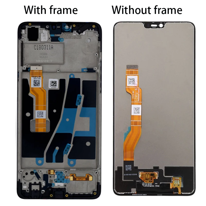 ЖК-дисплей для OPPO F7 кодирующий преобразователь сенсорного экрана в сборе