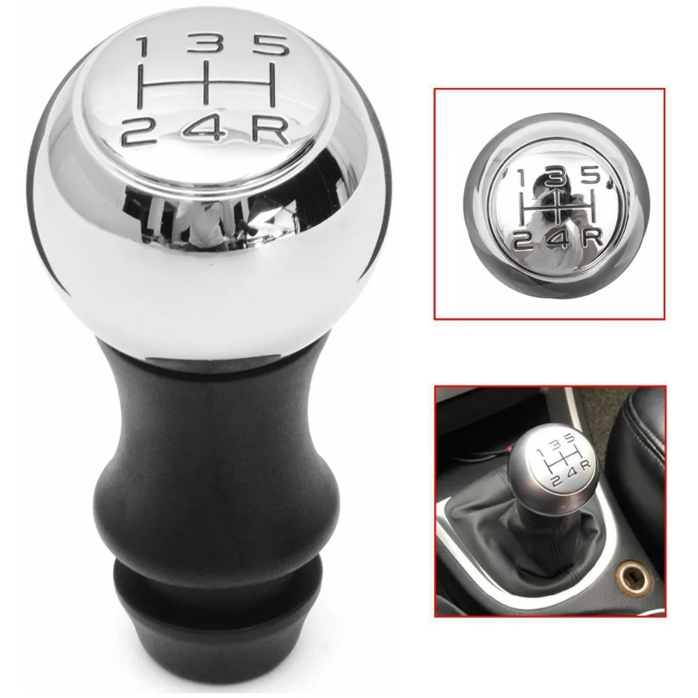 5 скоростей сплав MT ручка переключения передач для peugeot 106 206 207 306 307 407 408 508 807 алюминиевый сплав черный