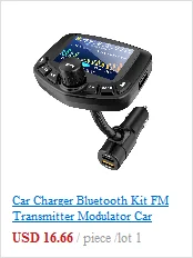 Автомобильный MP3 fm-передатчик Bluetooth hands-free автомобильный комплект беспроводной радио аудио адаптер USB зарядное устройство AUX аудио вход поддержка TF карты