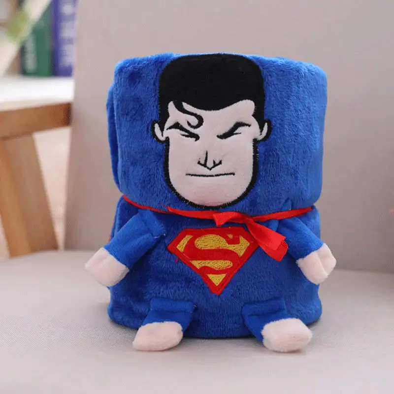 Superman Офисное одеяло для сна, кондиционер, Человек-паук, Капитан Америка, железный человек, фланелевое одеяло, детское одеяло, простыня - Цвет: Superman