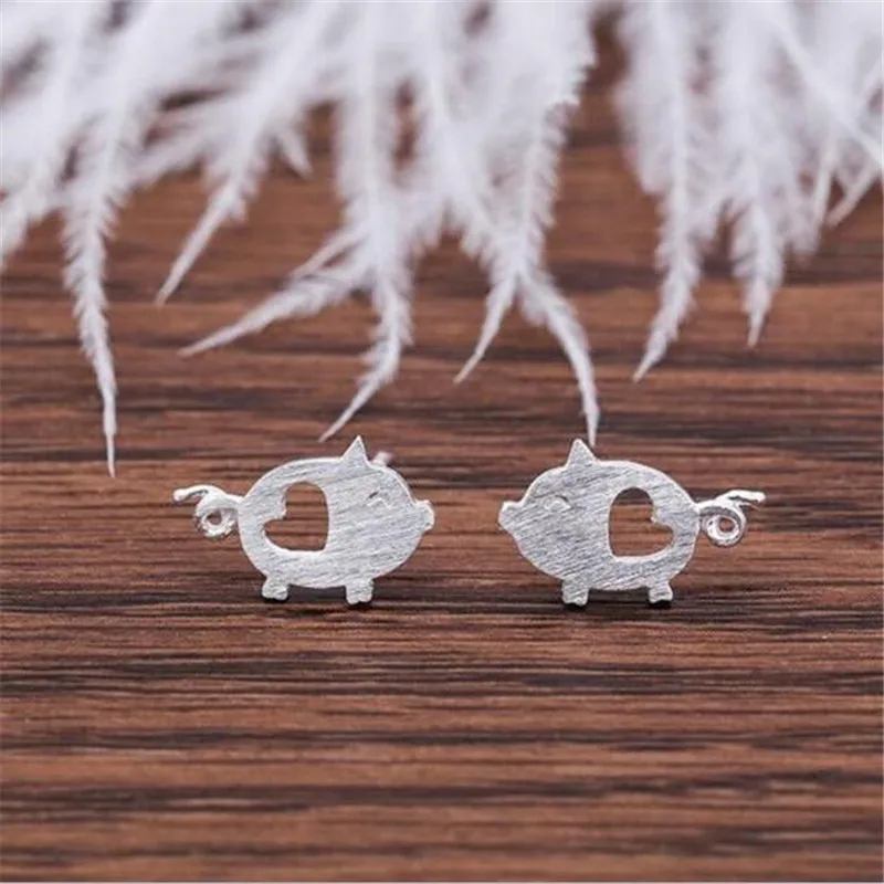 LULU PIG 925 пробы серебро женский мультфильм милый все вместе с новой Свинкой ручной
