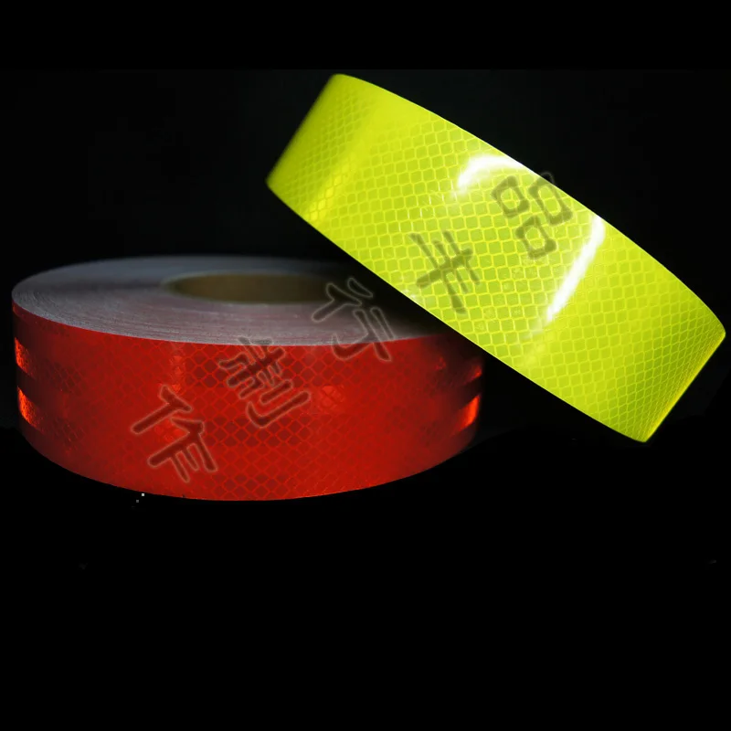 Светоотражающие наклейки длиной 45 м ширина 5 см красная/желтая/флуоресцентная