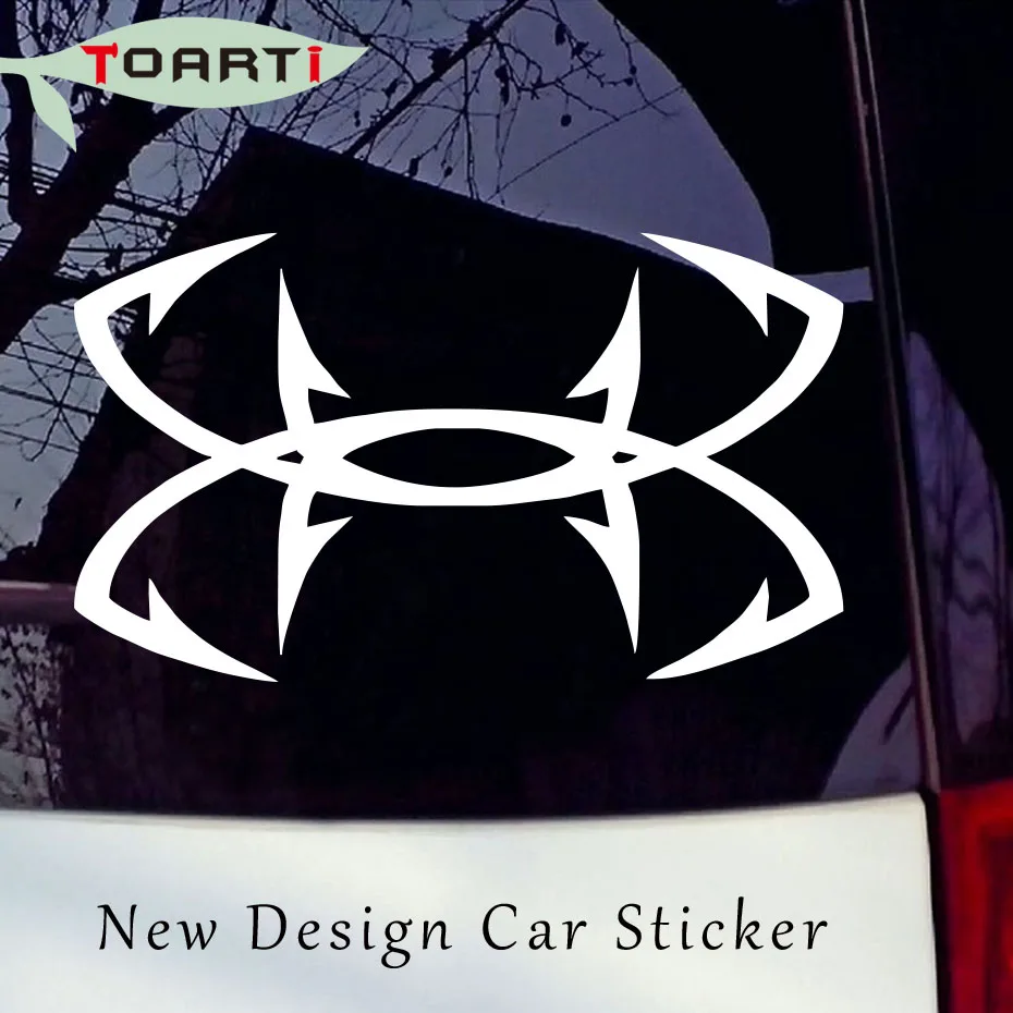 Рыболовные крючки Виниловая наклейка для автомобиля забавная Стайлинг