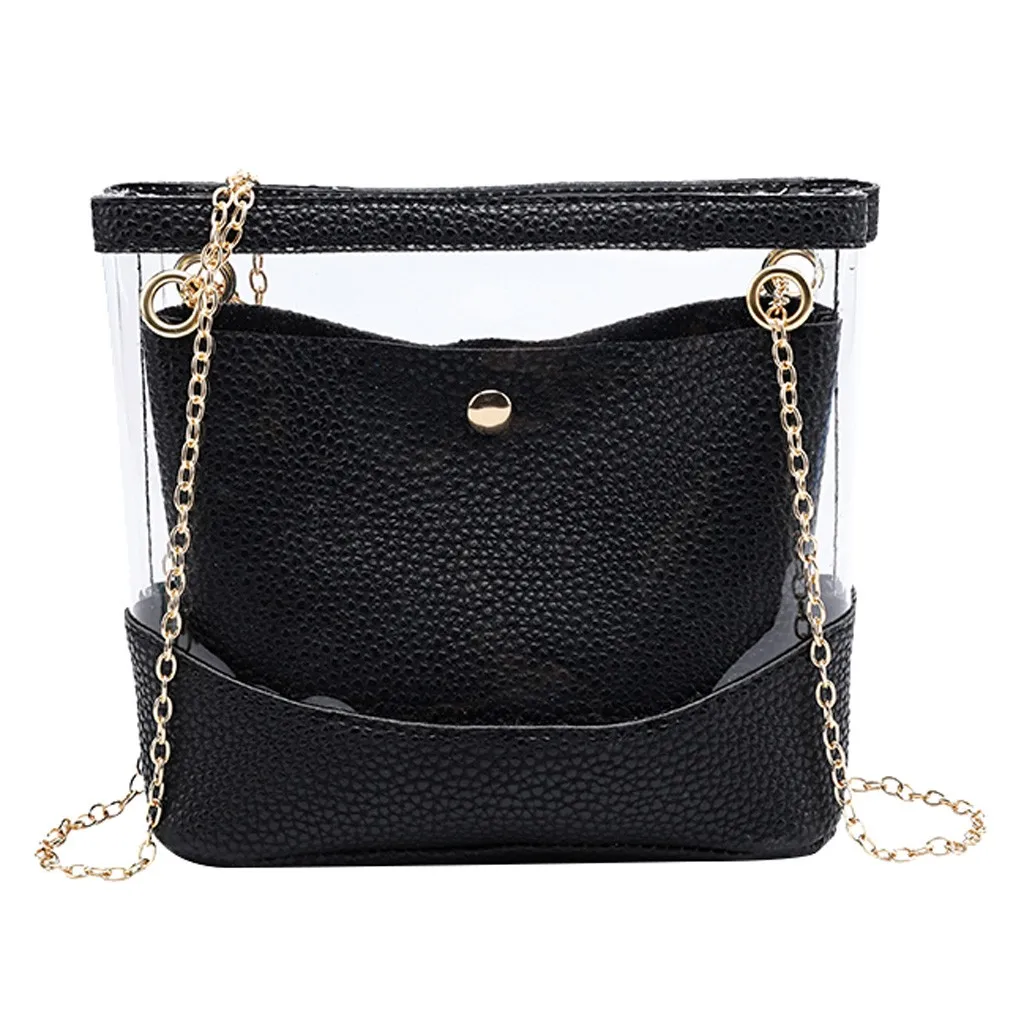 Новинка 2019 кожаная сумка модные женские плечи желеобразная сумочка кошелек для