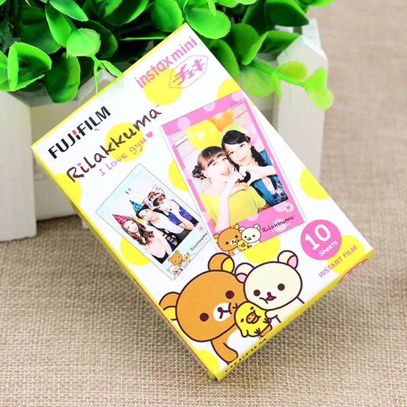 10 Fujifilm Fuji Instax Mini мгновенная цветная пленка для 7 7s 8 20 25 50s 50i SP1 DW 90 (Rilakkuma)|film tpu|mini display