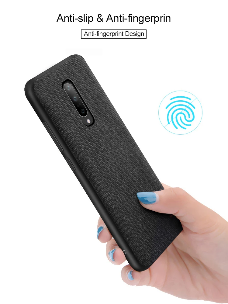 Чехол для oneplus 7 pro, чехол MOFI One Plus 7, задний тканевый чехол для 1+ 7, полный Чехол, мягкий силиконовый чехол, OP7, жесткий матовый чехол 6,5''