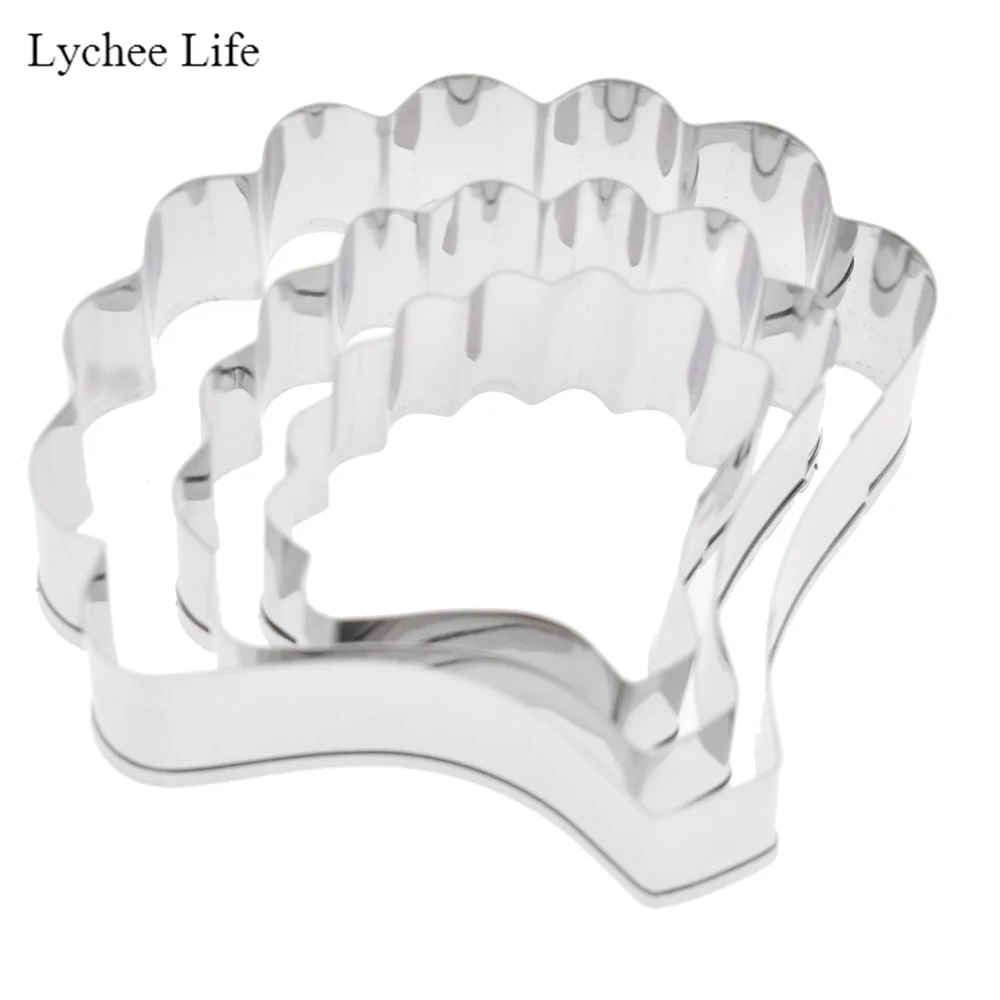 Lychee Life 3 шт./компл. формы лепестков цветов из нержавеющей стали дизайнерские DIY