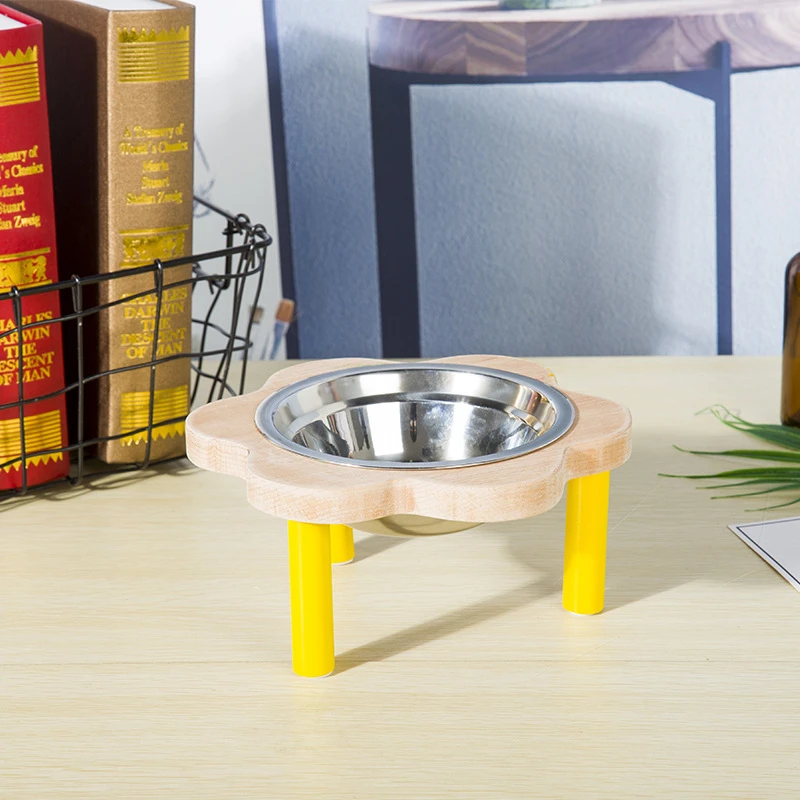 Новая Милая кормушка для домашних животных из цельной древесины 4 стиля