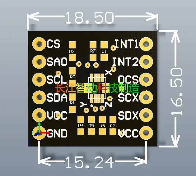 CJMCU-LSM6DS3 3-осевой акселерометр + гироскоп 6-осевой инерционный датчик 6DOF устройство