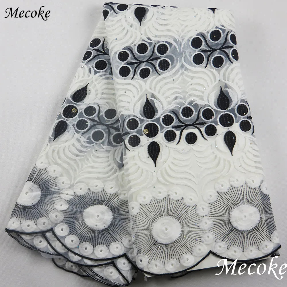 Новое поступление африканские кружевные ткани высокое качество черное