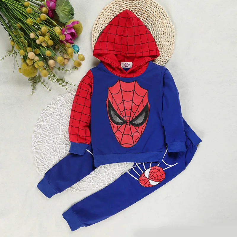 Spider Man Pyjamas Children Clothing Christmas Spiderman Cosplay Costume Kids Pajama Sets Toddler Baby Boys Clothes | Детская одежда и