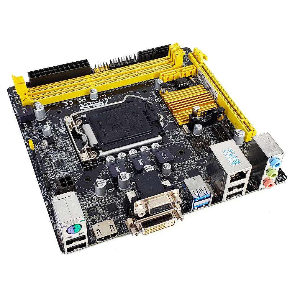 Asus H81I-PLUS настольная материнская плата H81 LGA 1150 для Core i7 i5 i3 DDR3 16G SATA3 USB3.0 HDMI Mini-ITX оригинальная б/у материнская плата