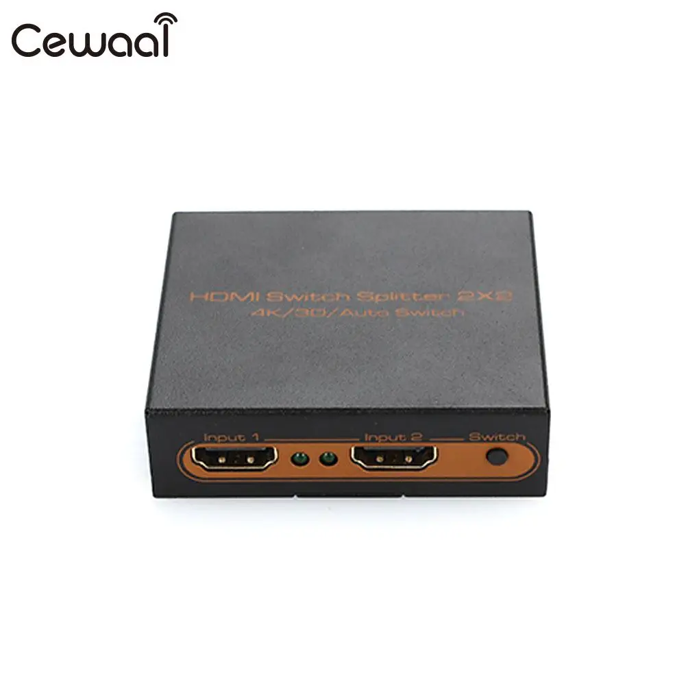 Home HDMI Switcher Universal 1.4 Splitter Adapter 2 Output Selector |