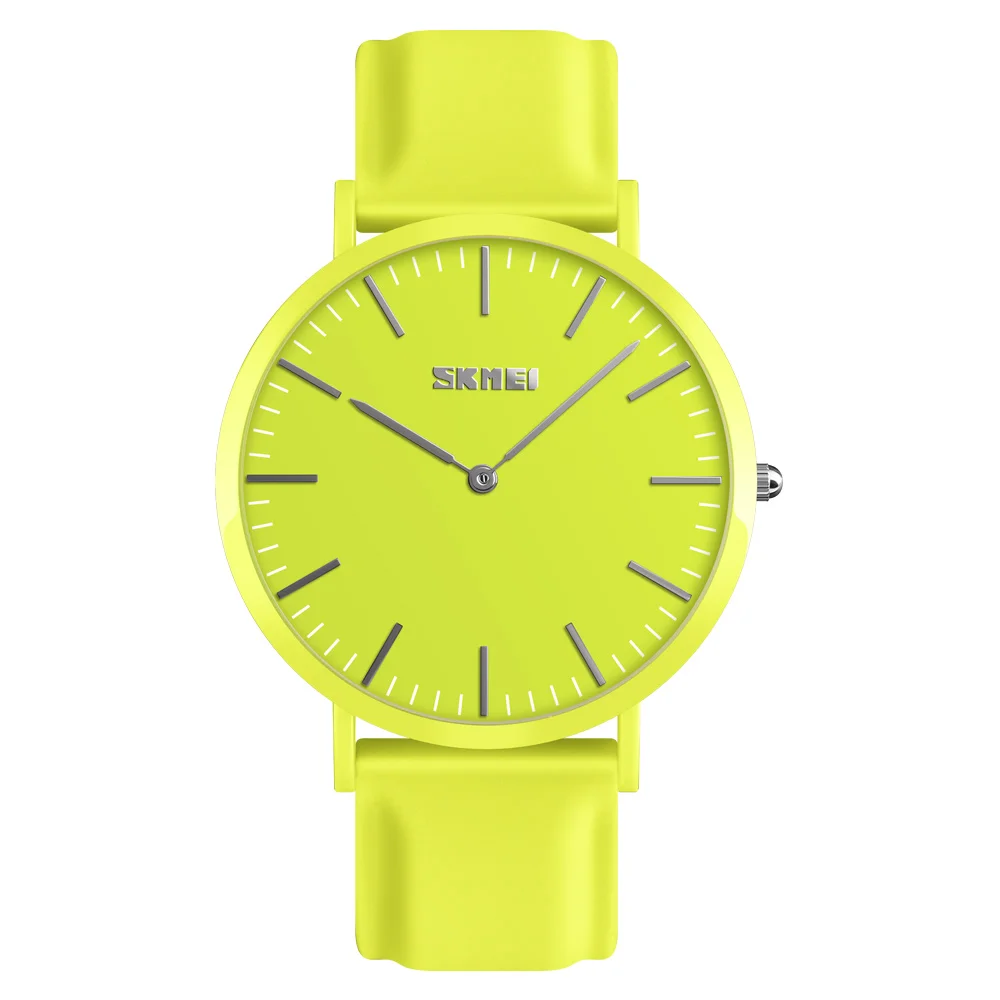 Green Watch Men SKMEI Для женщин кварцевые часы моды Для мужчин пары спортивные часы Повседневное время Водонепроницаемый наручные часы Для женщин топ reloj mujer 9179 - Цвет: Green Watch Men