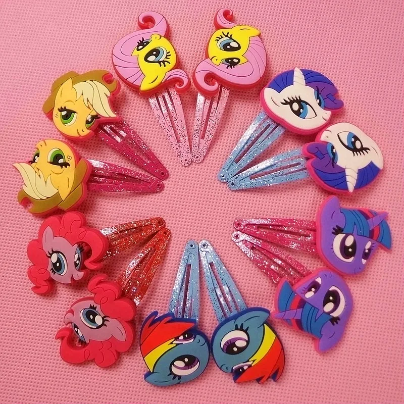 Девушки Большая Голова Стиль мой милый маленький единорог украшение для волос с