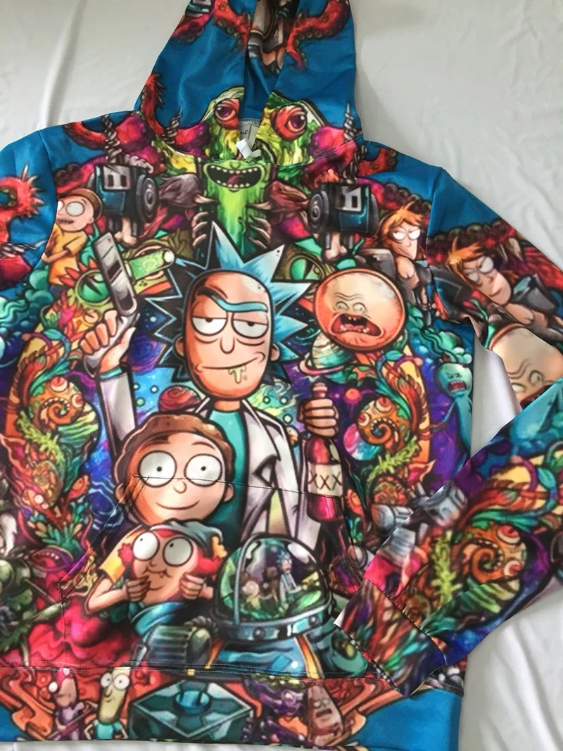 Camiseta де Рик и Морти толстовки jml2 искусство 3D унисекс Толстовка мужская брендовая Толстовка Повседневный Спортивный костюм пуловер Аниме Толстовка