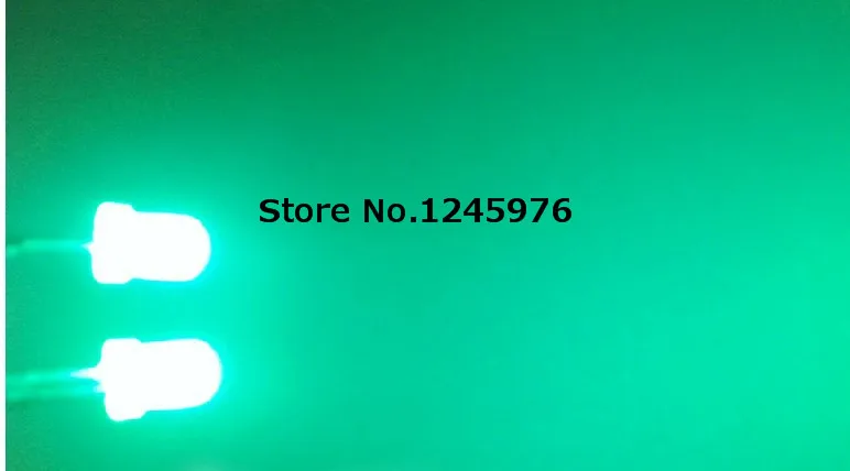 

3mm green LED fog shape Light Beads