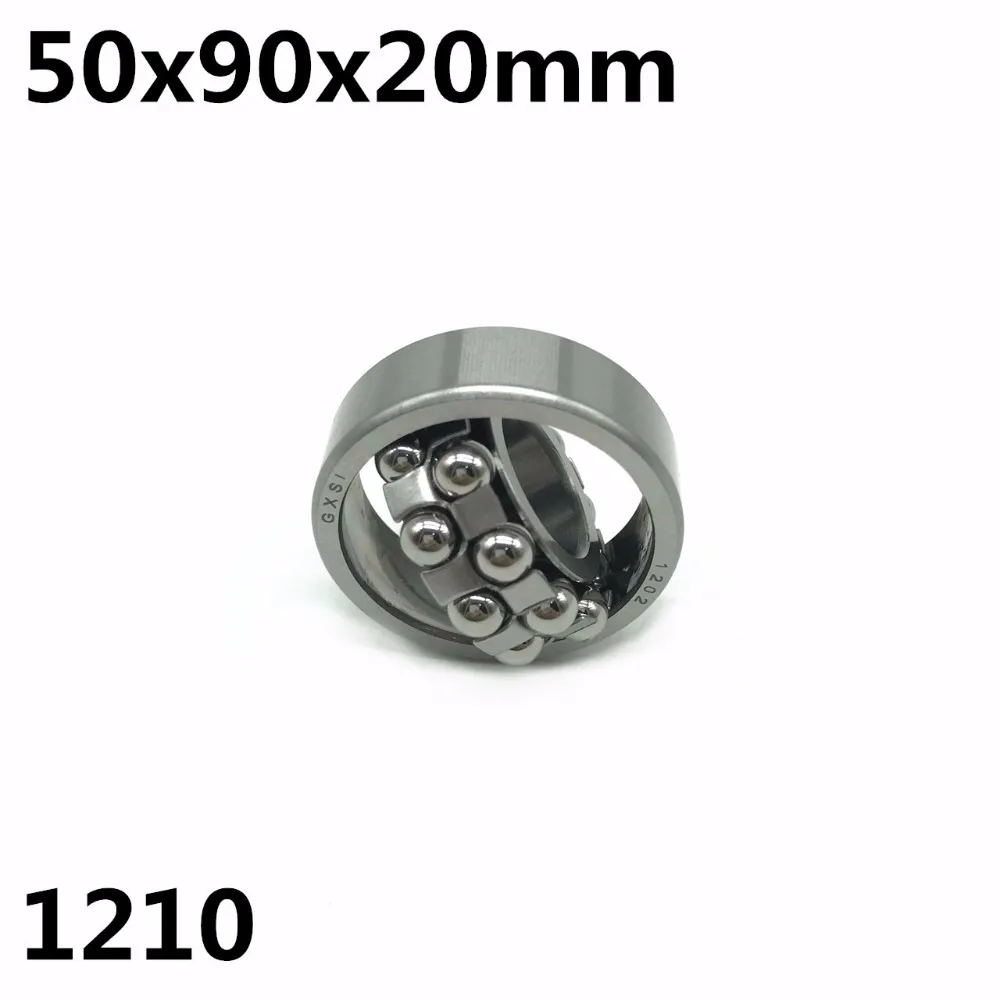 1pcs 1210 50x90x20 mm Double Row Self-aligning ball bearing High quality