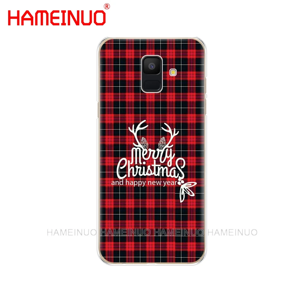 HAMEINUO Merry Christmas Санта Клаус Олень год чехол для телефона samsung Galaxy J4 J6 J8 A9 A7 A6 A8 PLUS j7 duo
