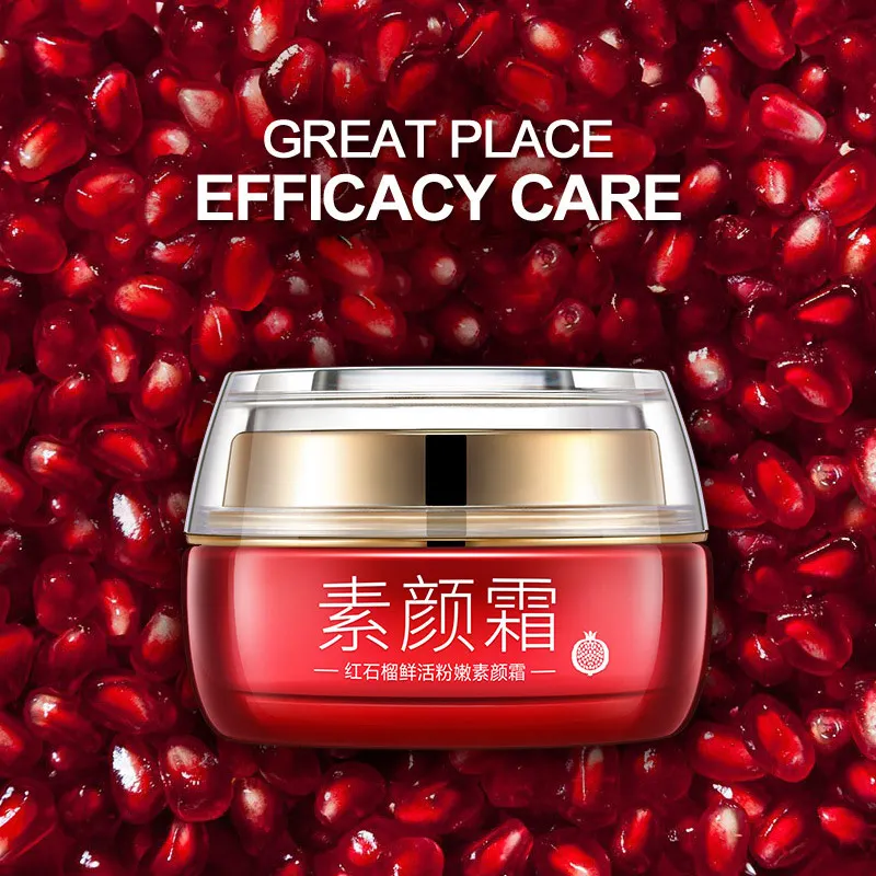 Отбеливающий крем с красным гранатом 50 г растительная эссенция антивозрастной
